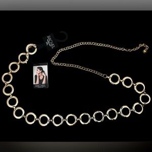 Rachel Racheal Roy Gold Chain Belt Statement belt boho festival spring summer